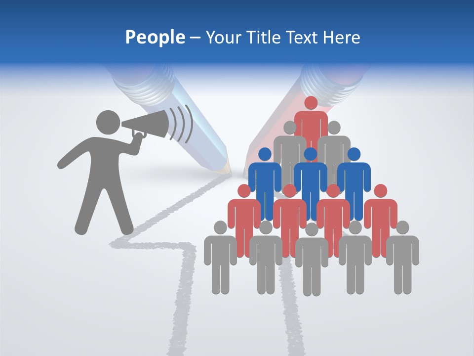 Computer Looking People PowerPoint Template