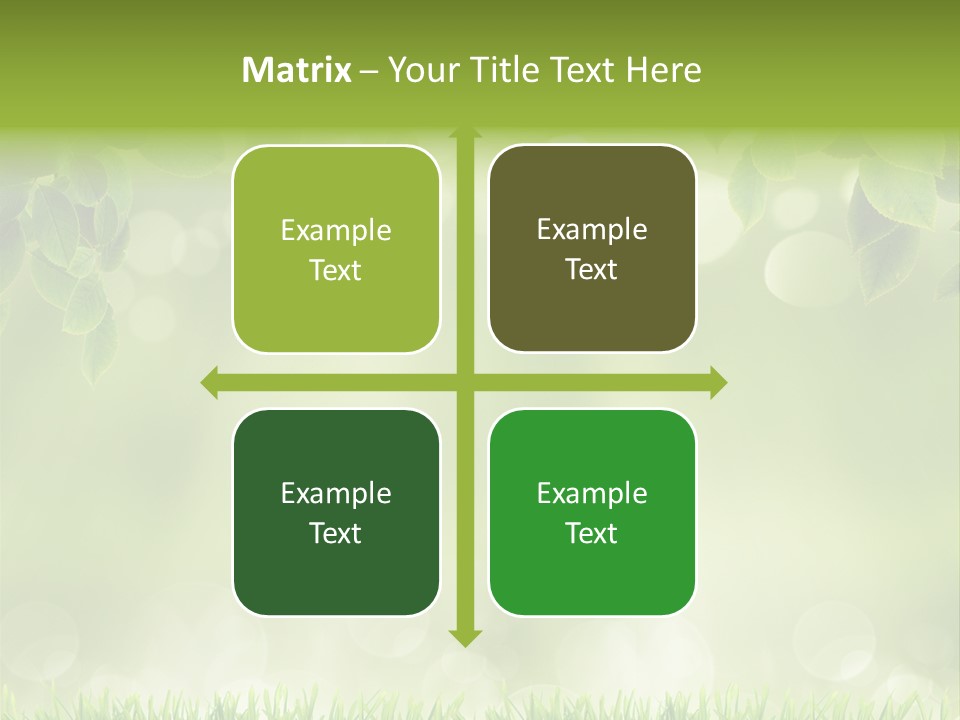 Environmental Pattern Easter PowerPoint Template