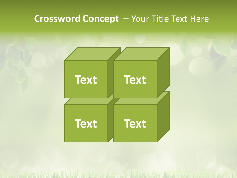 Environmental Pattern Easter PowerPoint Template