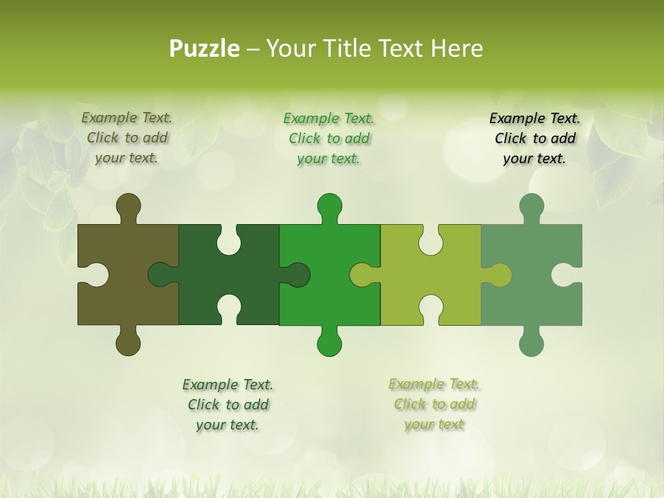 Environmental Pattern Easter PowerPoint Template