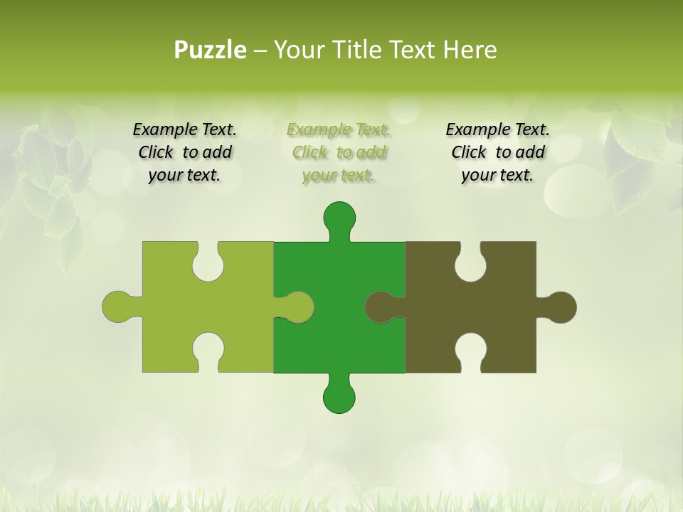 Environmental Pattern Easter PowerPoint Template