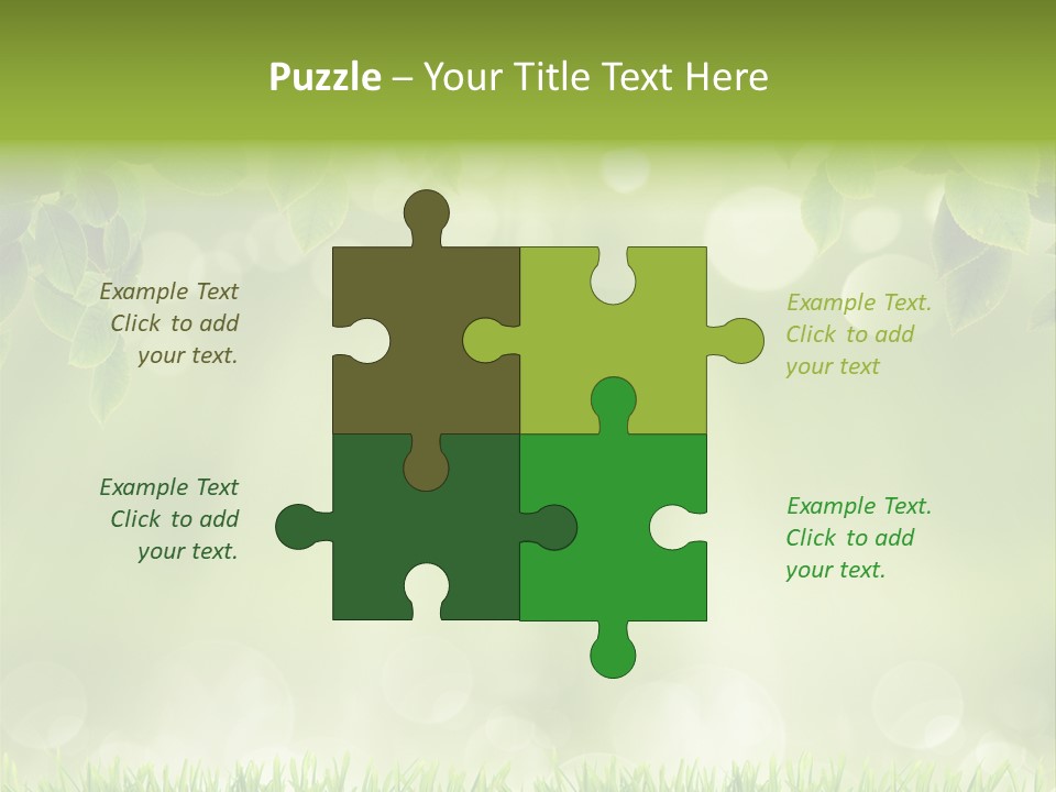 Environmental Pattern Easter PowerPoint Template