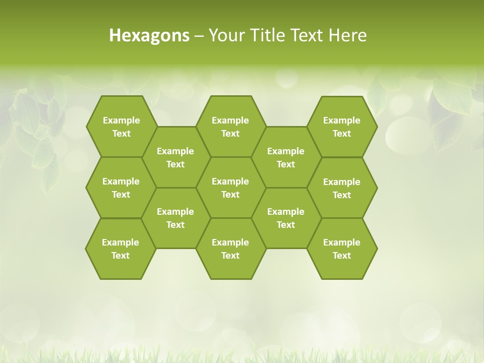 Environmental Pattern Easter PowerPoint Template