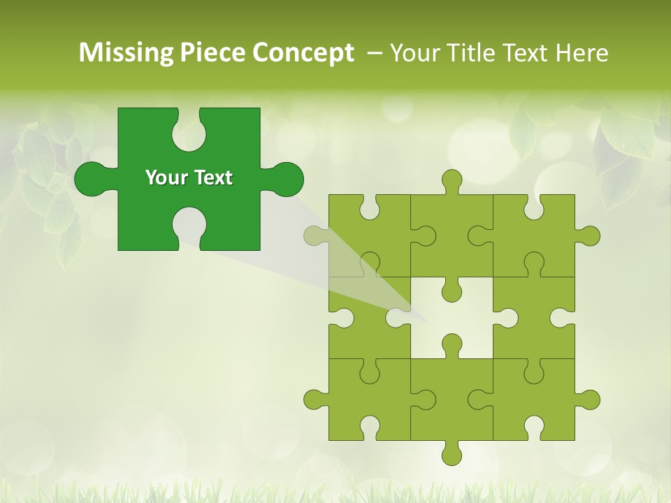 Environmental Pattern Easter PowerPoint Template