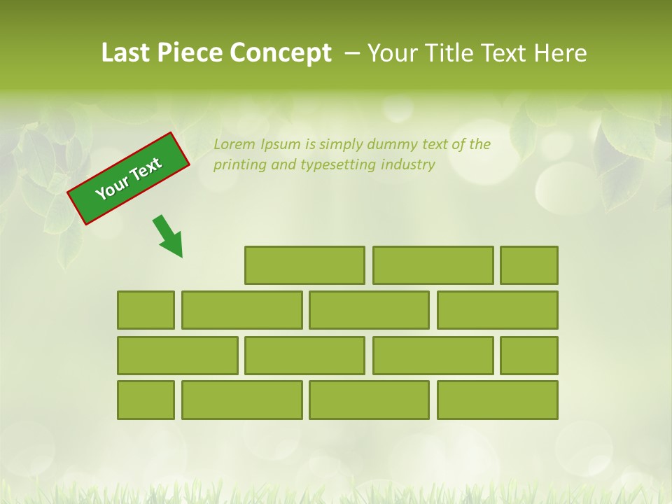 Environmental Pattern Easter PowerPoint Template