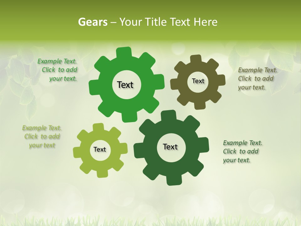 Environmental Pattern Easter PowerPoint Template