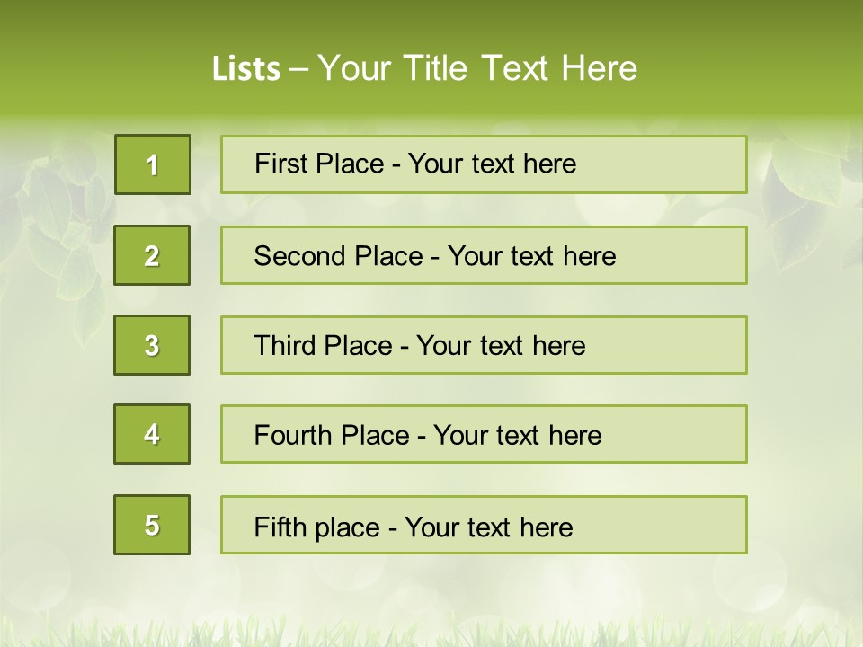Environmental Pattern Easter PowerPoint Template