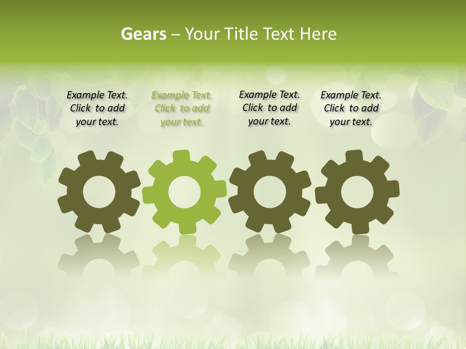 Environmental Pattern Easter PowerPoint Template