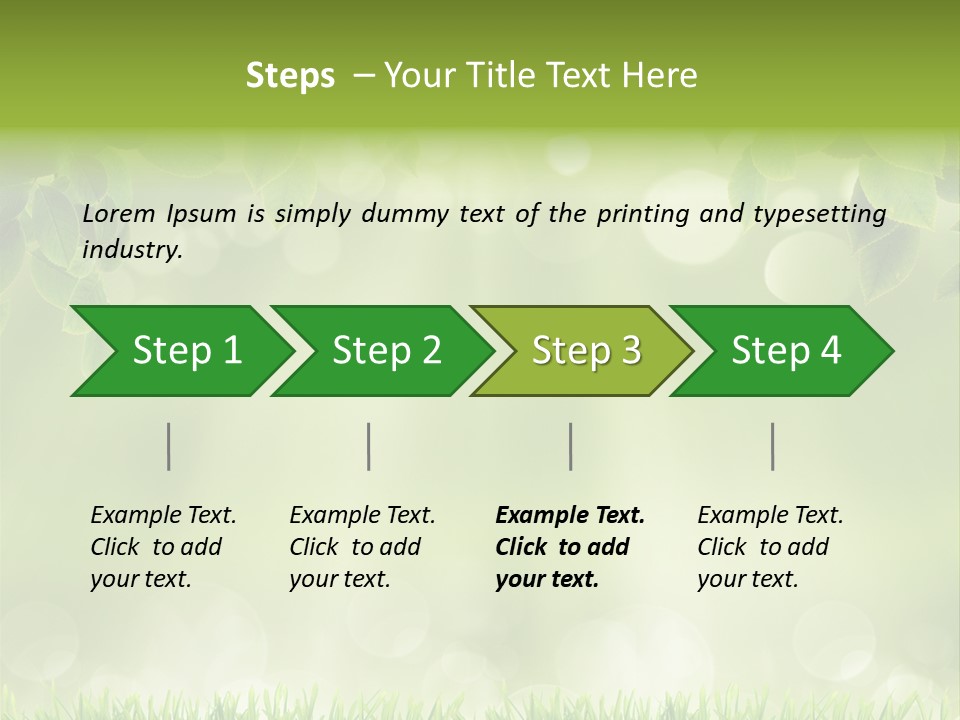 Environmental Pattern Easter PowerPoint Template
