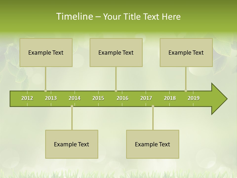 Environmental Pattern Easter PowerPoint Template