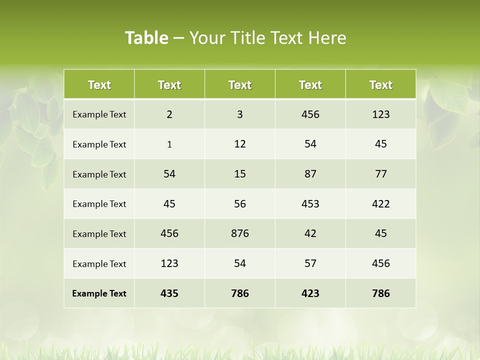 Environmental Pattern Easter PowerPoint Template