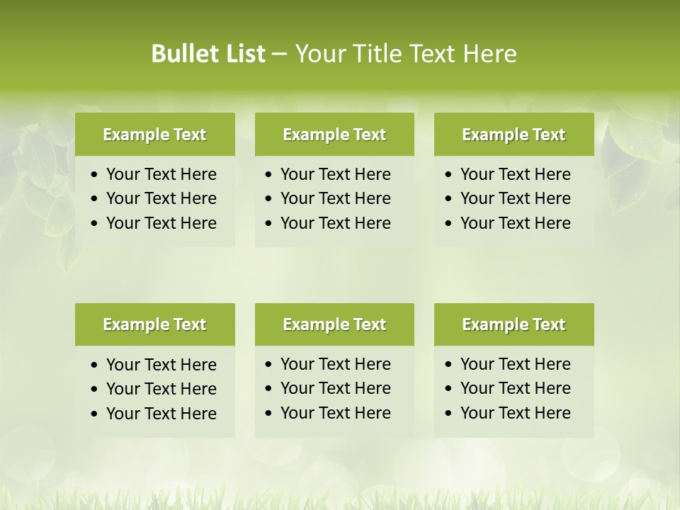Environmental Pattern Easter PowerPoint Template