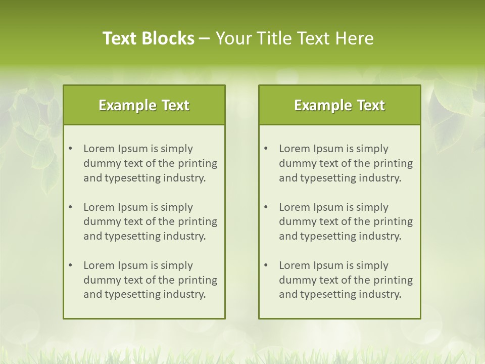 Environmental Pattern Easter PowerPoint Template