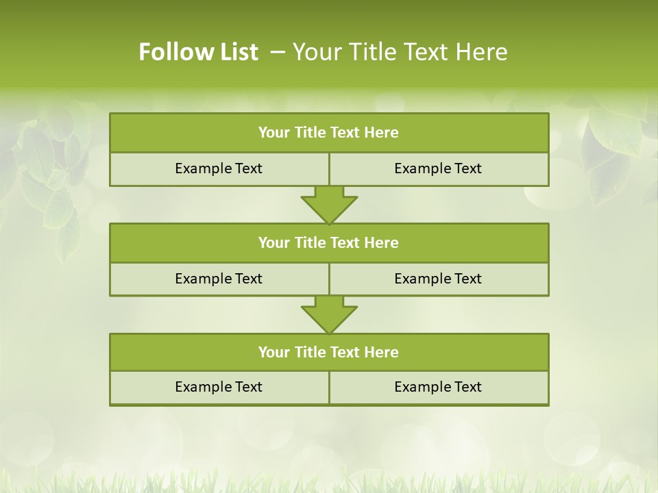 Environmental Pattern Easter PowerPoint Template