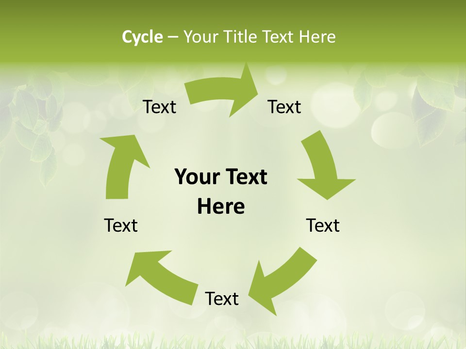 Environmental Pattern Easter PowerPoint Template