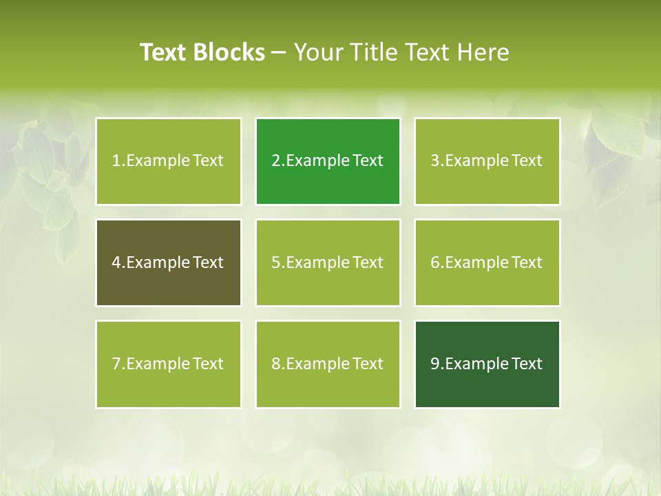 Environmental Pattern Easter PowerPoint Template
