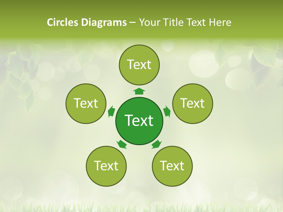 Environmental Pattern Easter PowerPoint Template