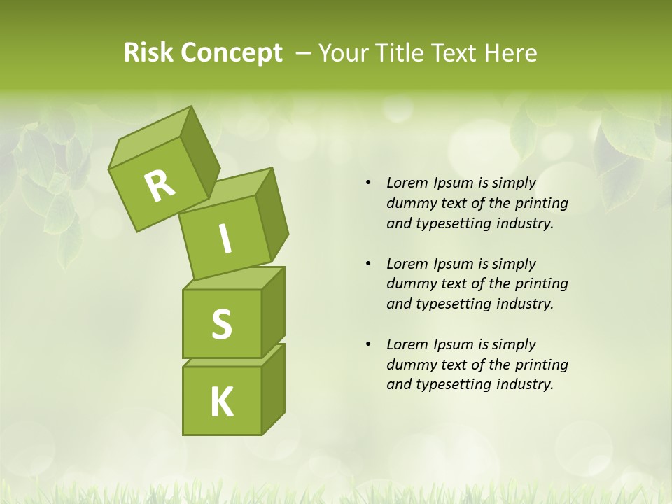 Environmental Pattern Easter PowerPoint Template