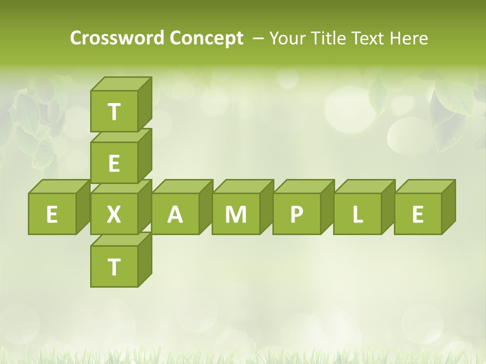 Environmental Pattern Easter PowerPoint Template