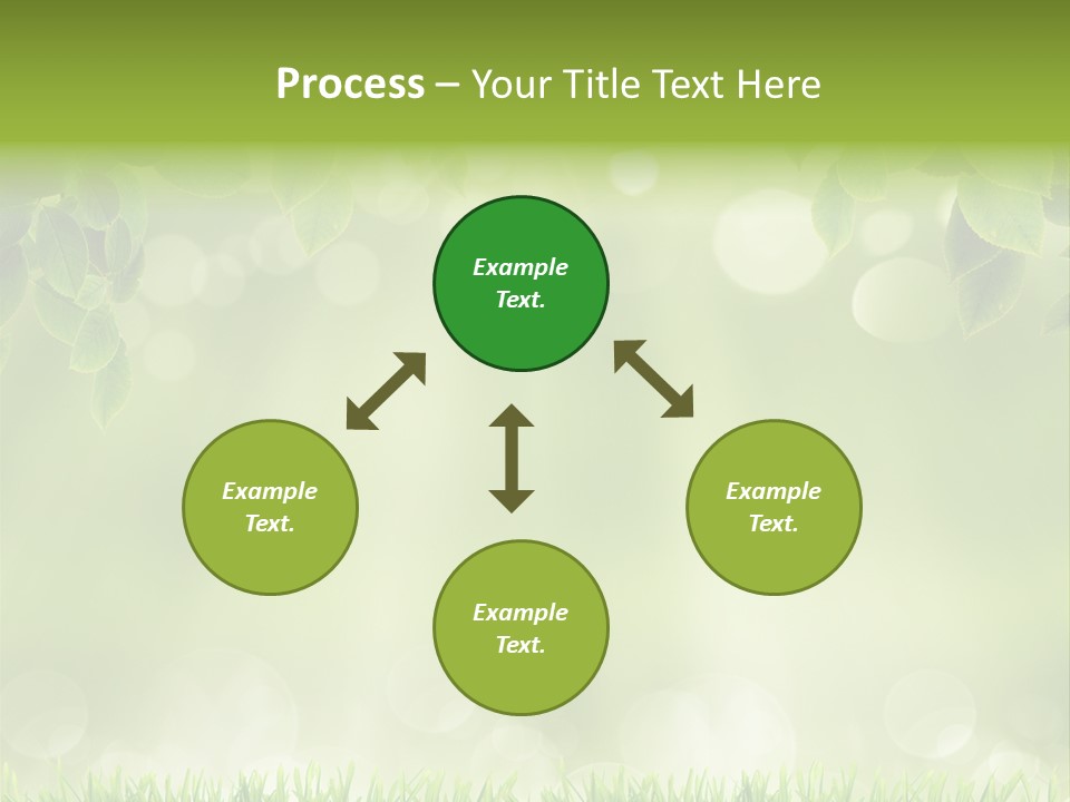 Environmental Pattern Easter PowerPoint Template