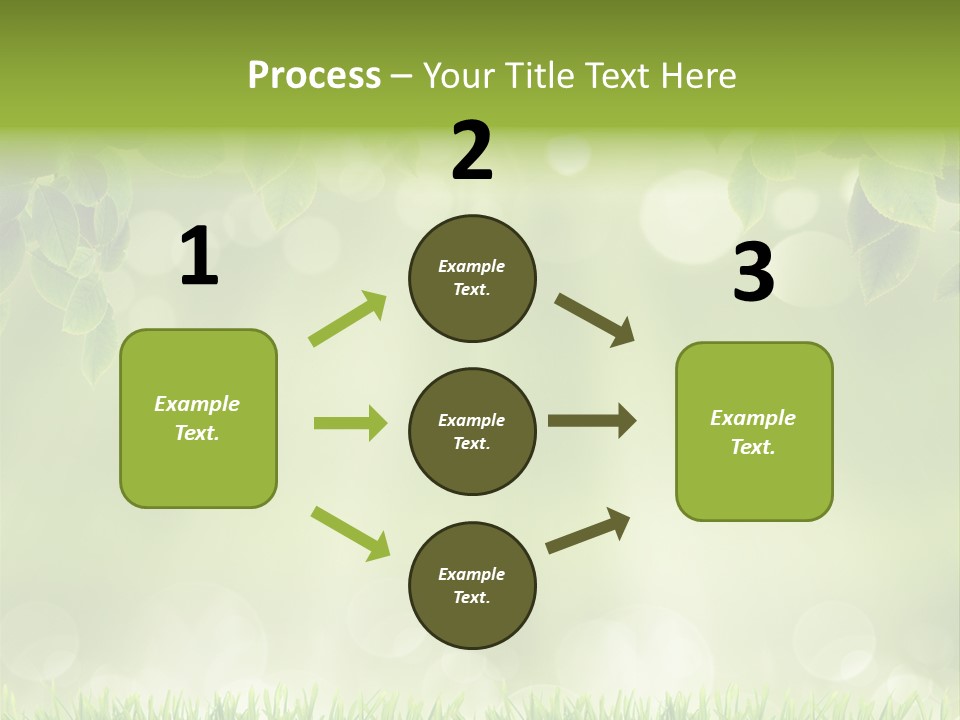 Environmental Pattern Easter PowerPoint Template