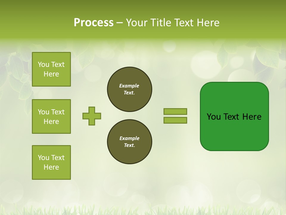 Environmental Pattern Easter PowerPoint Template