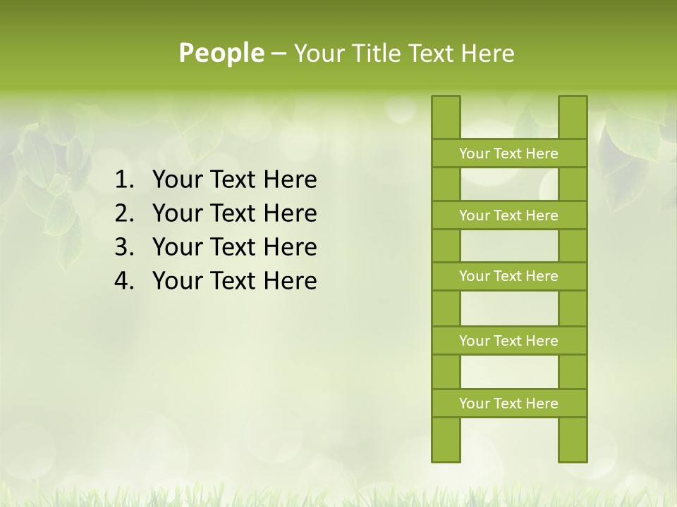 Environmental Pattern Easter PowerPoint Template