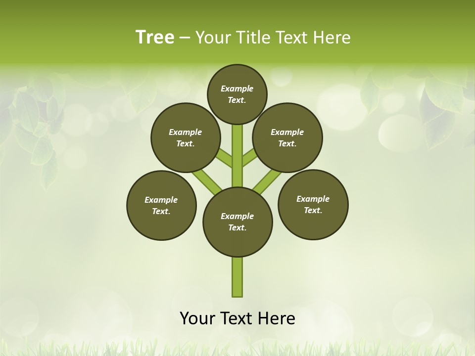 Environmental Pattern Easter PowerPoint Template