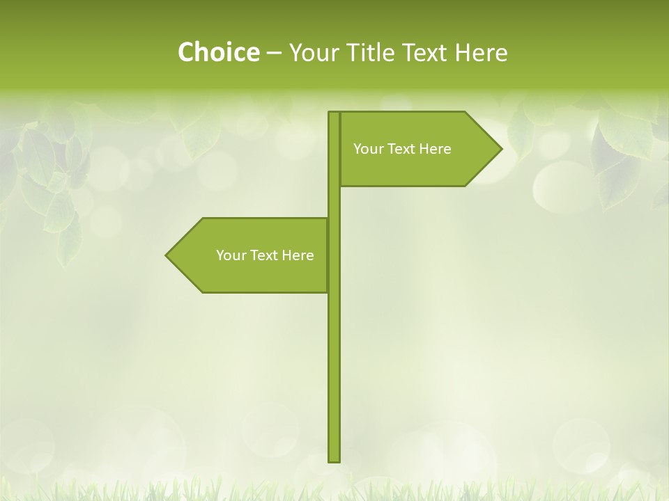 Environmental Pattern Easter PowerPoint Template