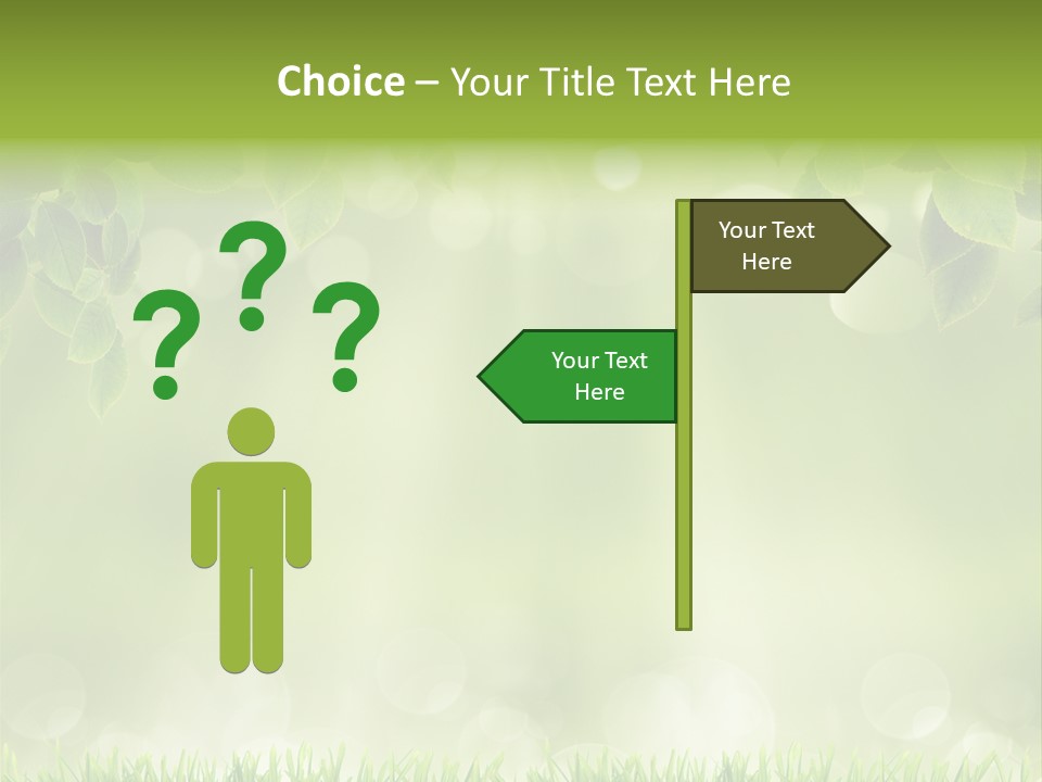 Environmental Pattern Easter PowerPoint Template