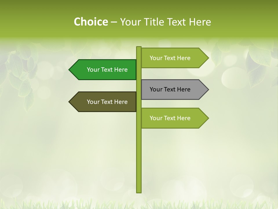 Environmental Pattern Easter PowerPoint Template