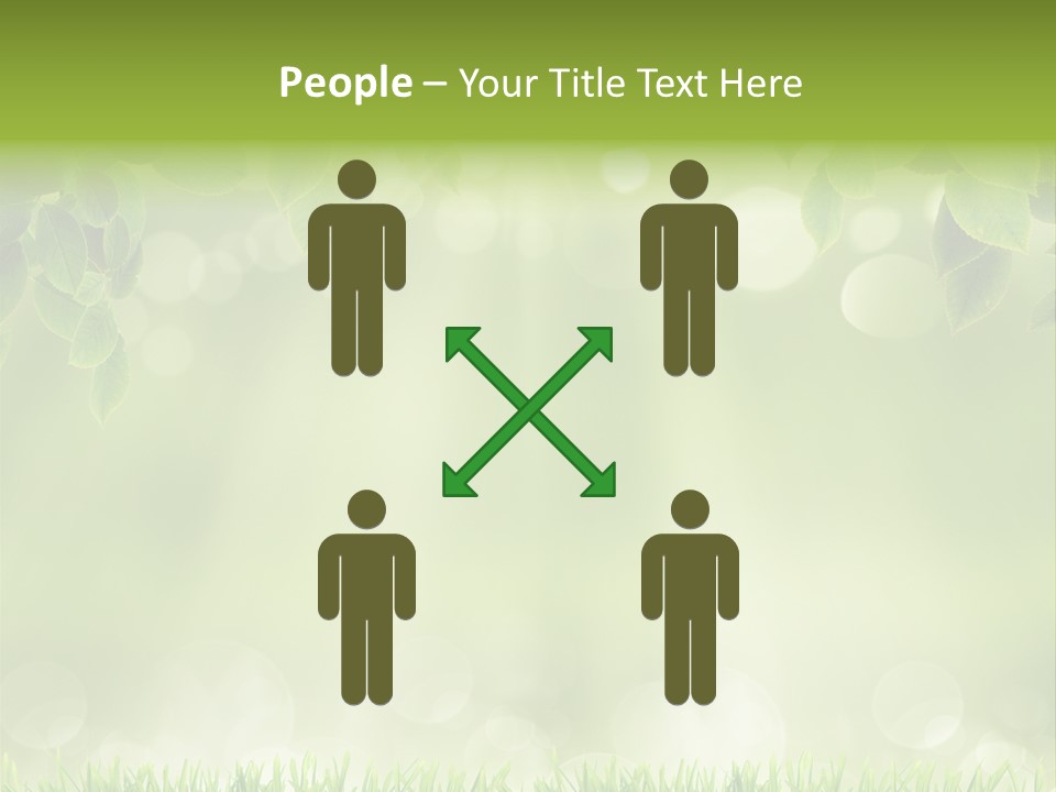 Environmental Pattern Easter PowerPoint Template