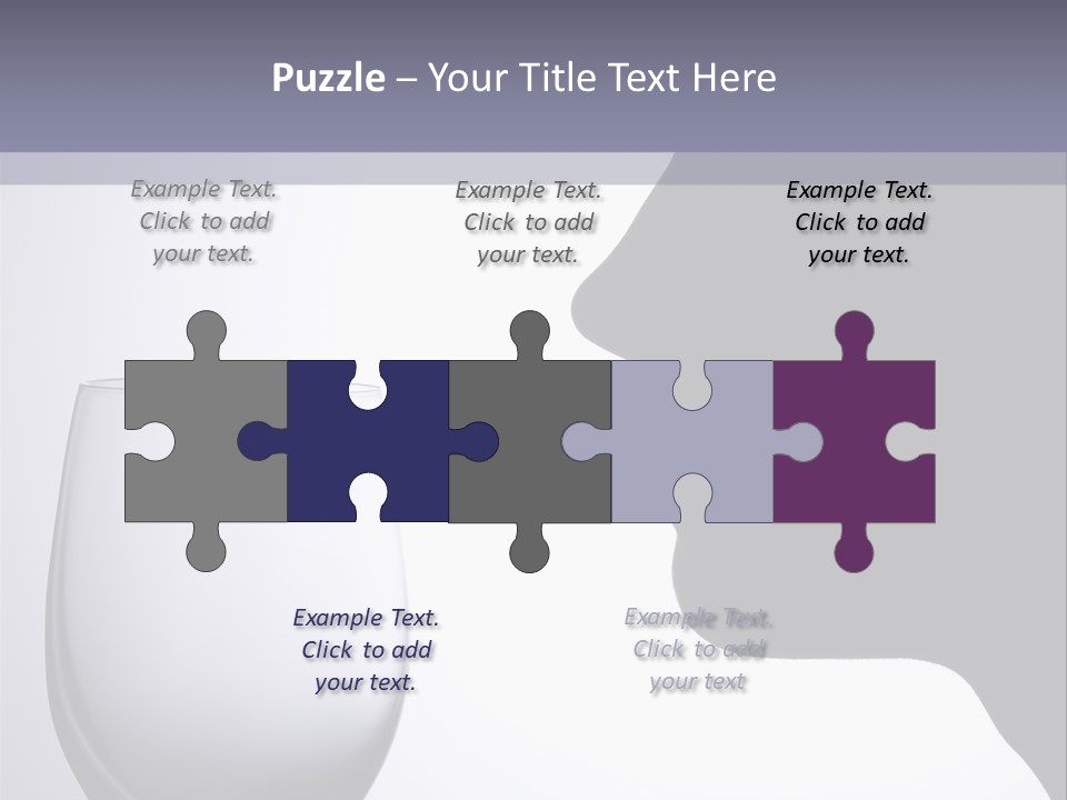 Black Abstract Happiness PowerPoint Template