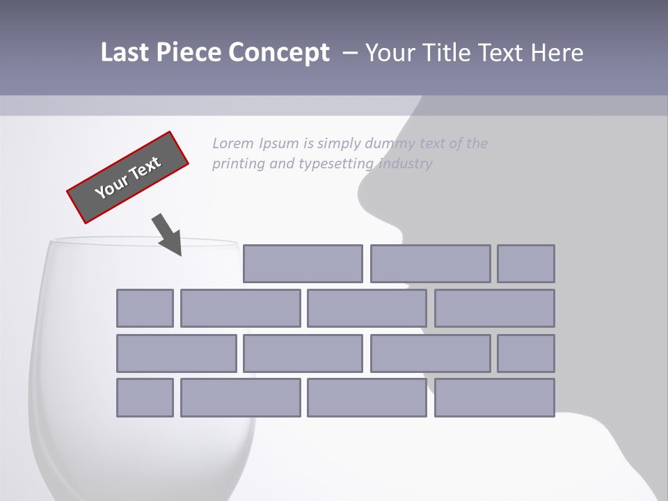 Black Abstract Happiness PowerPoint Template