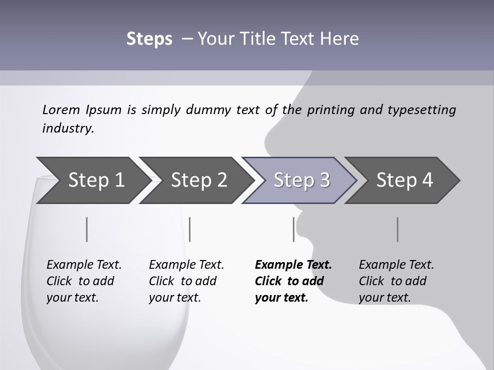 Black Abstract Happiness PowerPoint Template
