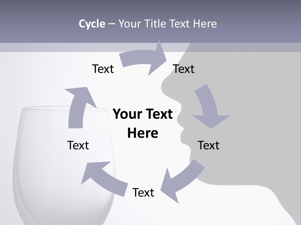 Black Abstract Happiness PowerPoint Template