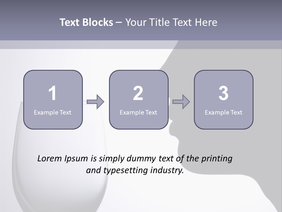 Black Abstract Happiness PowerPoint Template