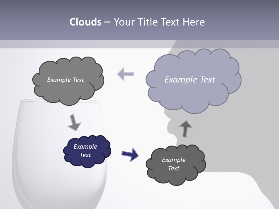 Black Abstract Happiness PowerPoint Template
