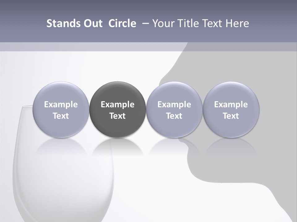 Black Abstract Happiness PowerPoint Template