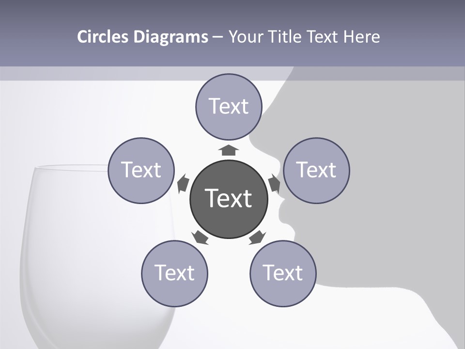 Black Abstract Happiness PowerPoint Template