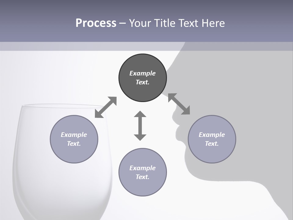 Black Abstract Happiness PowerPoint Template