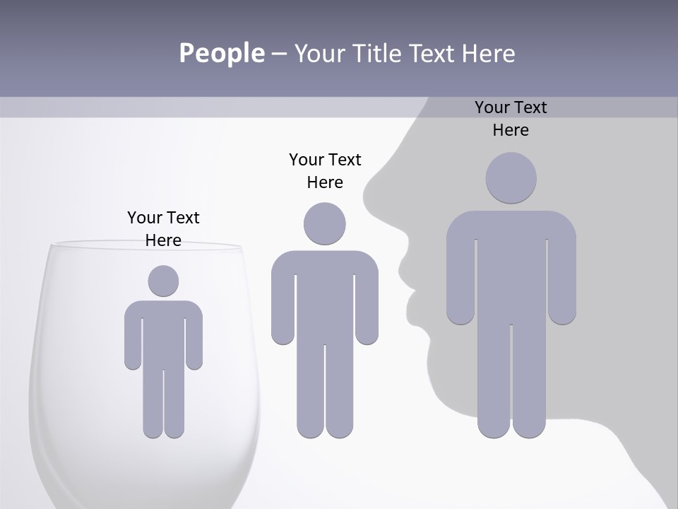 Black Abstract Happiness PowerPoint Template