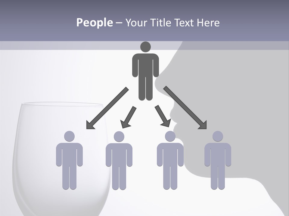 Black Abstract Happiness PowerPoint Template