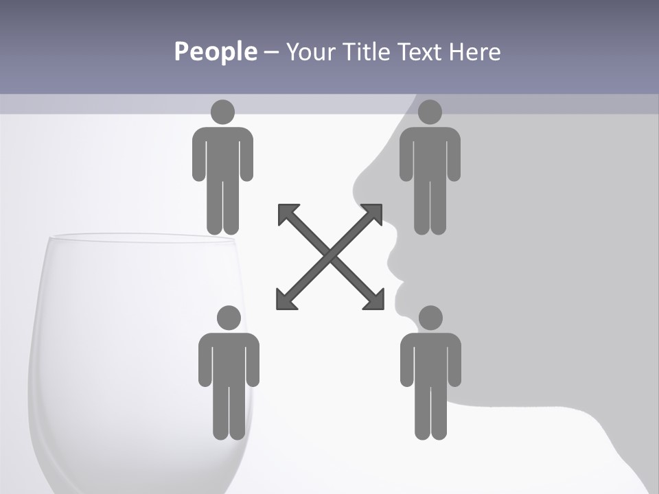 Black Abstract Happiness PowerPoint Template