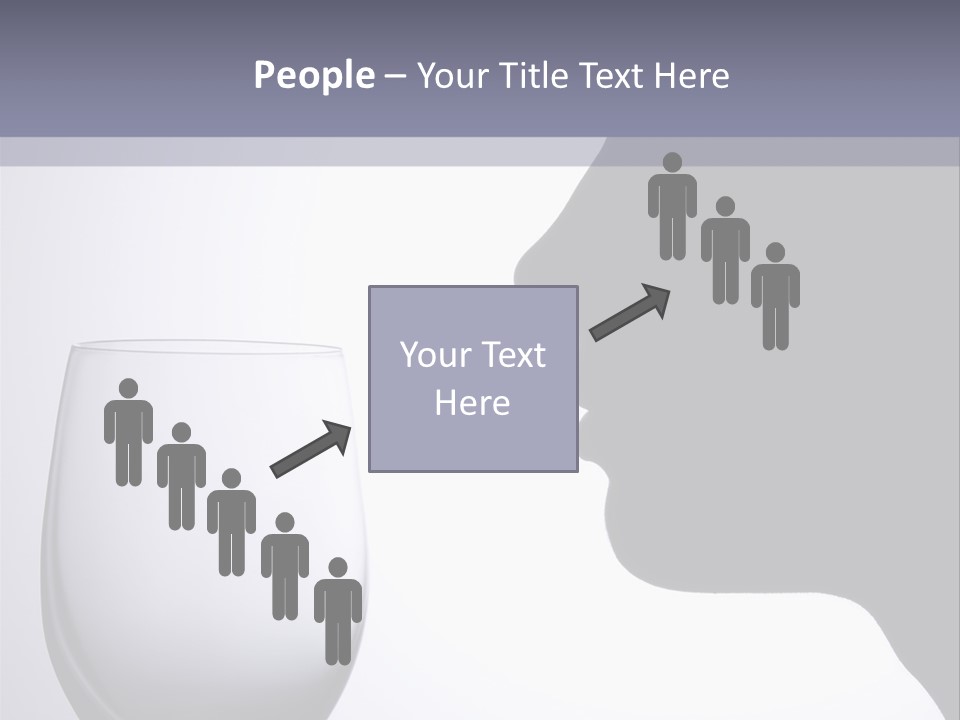 Black Abstract Happiness PowerPoint Template