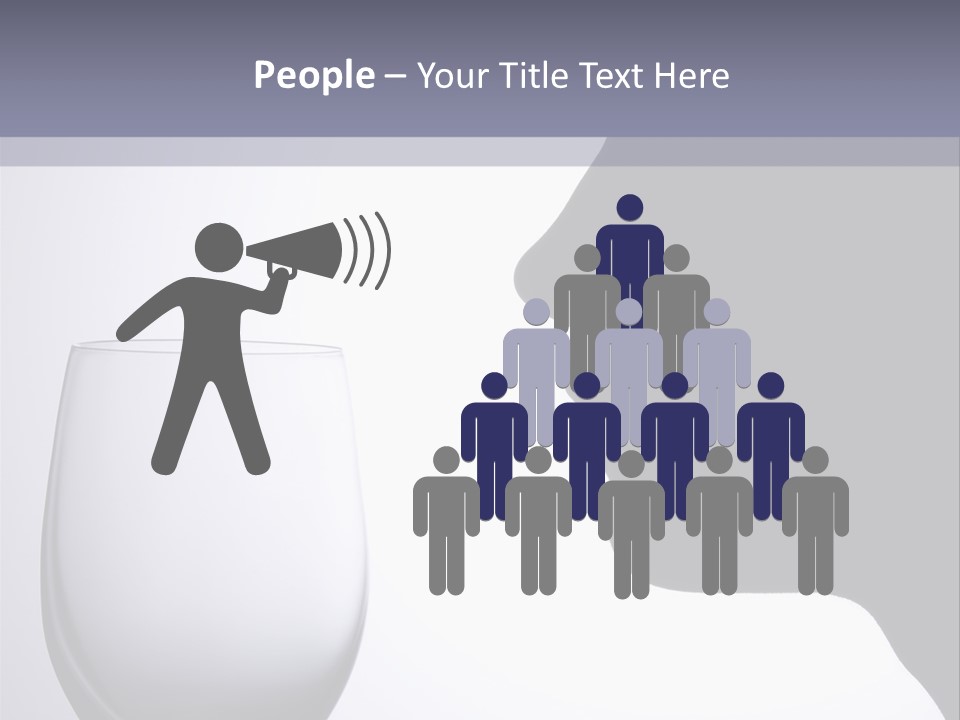 Black Abstract Happiness PowerPoint Template