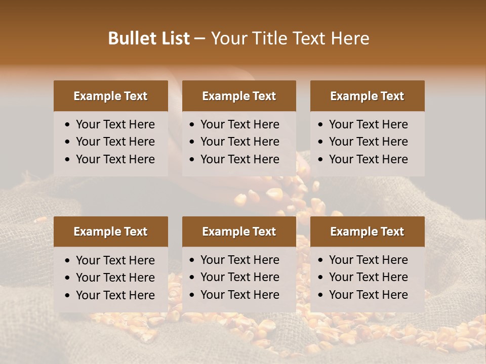 Grain Seeds Meal PowerPoint Template