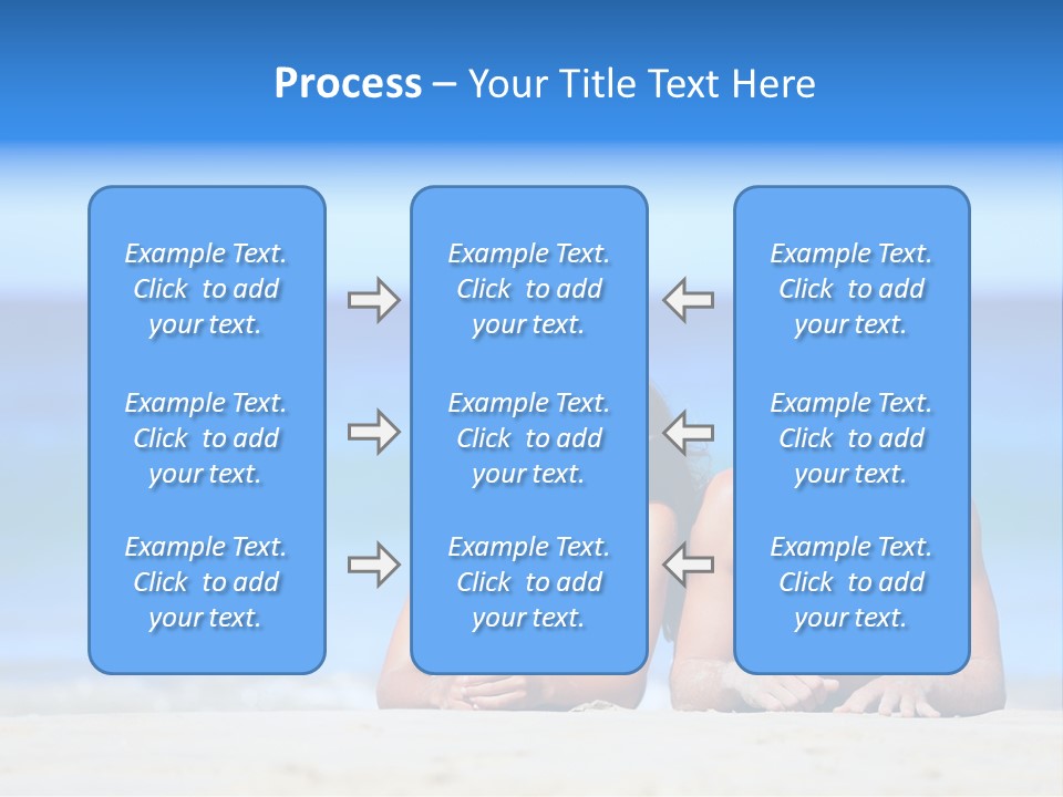 Hawaii Swimmer Travel PowerPoint Template