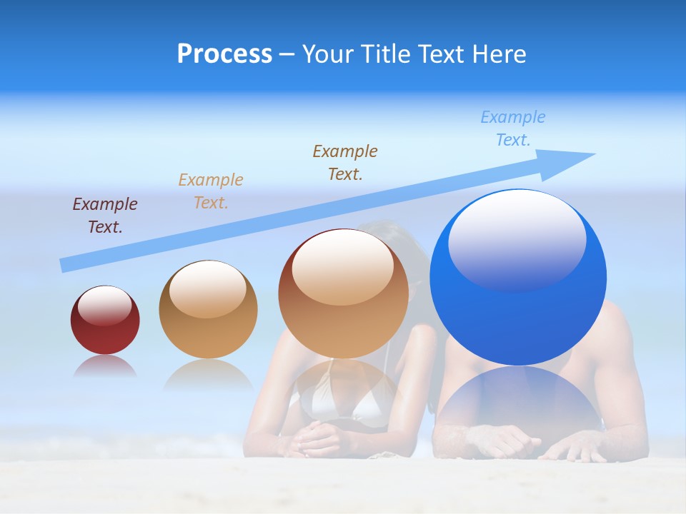 Hawaii Swimmer Travel PowerPoint Template