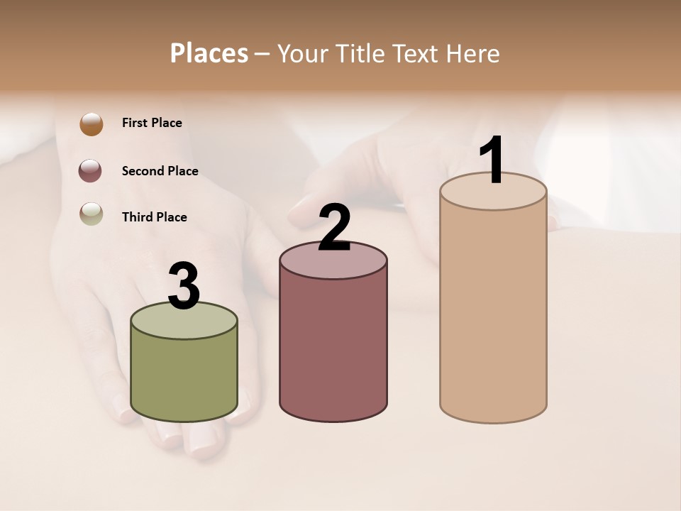 Spa Care Girl PowerPoint Template